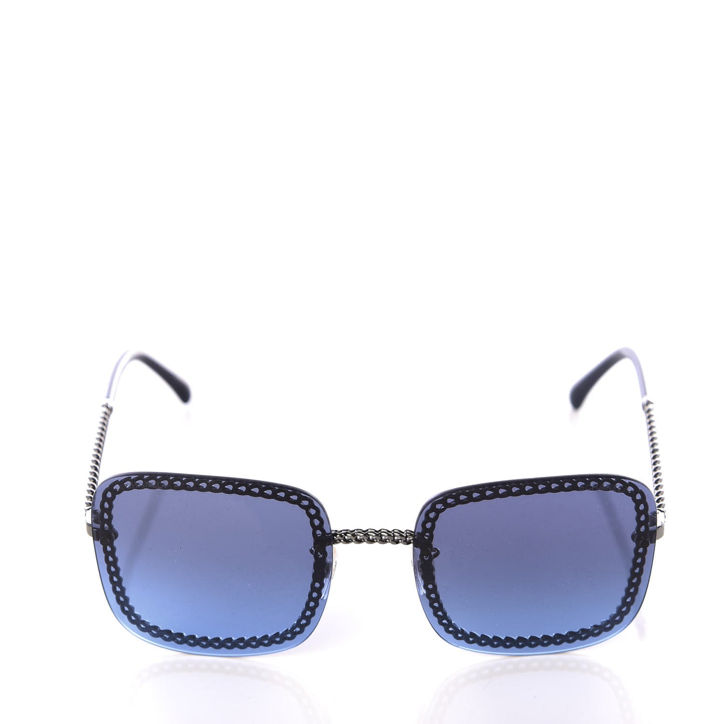 Chain Square Sunglasses 4244 Blue