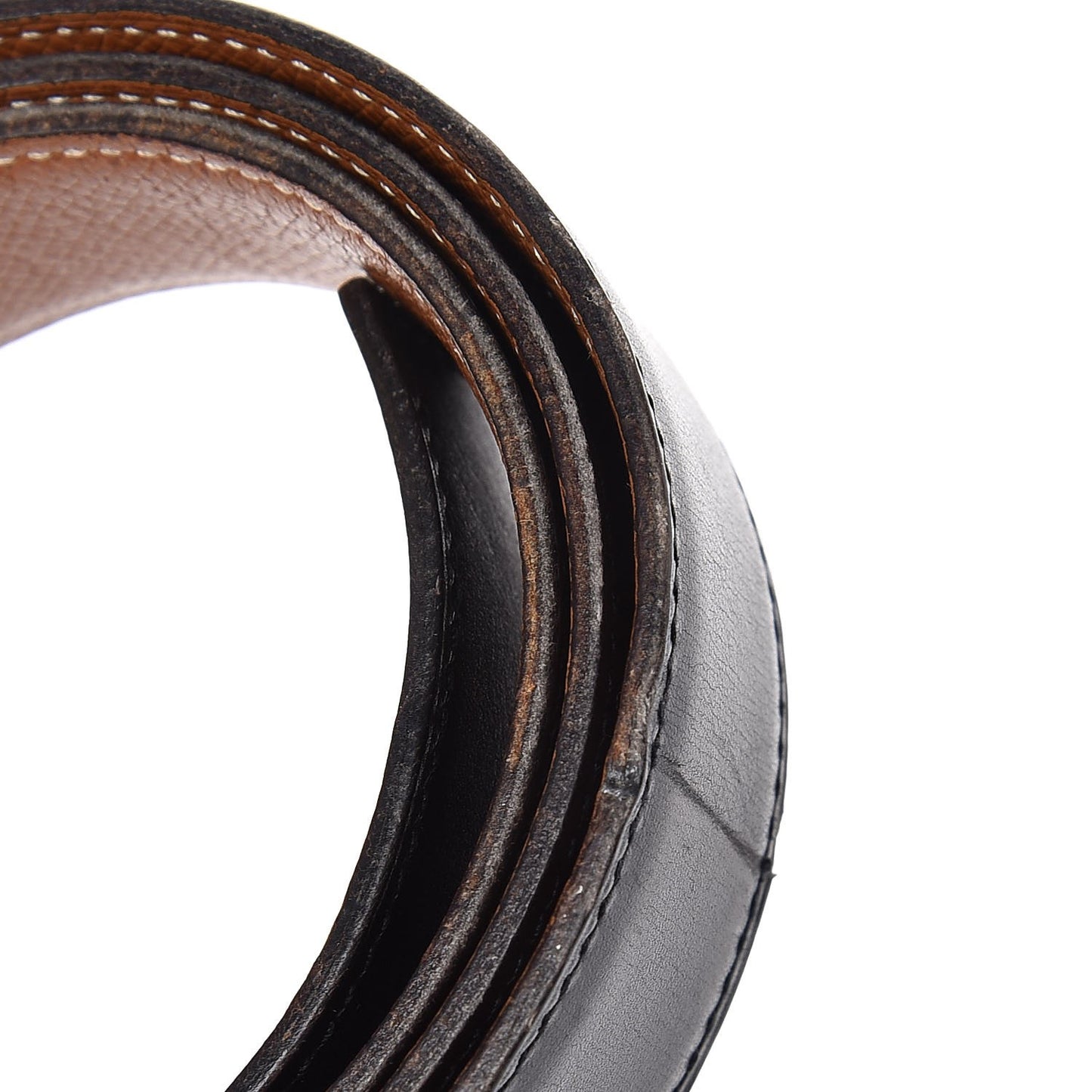 Courchevel Box 32mm Belt Strap 80 Gold Black