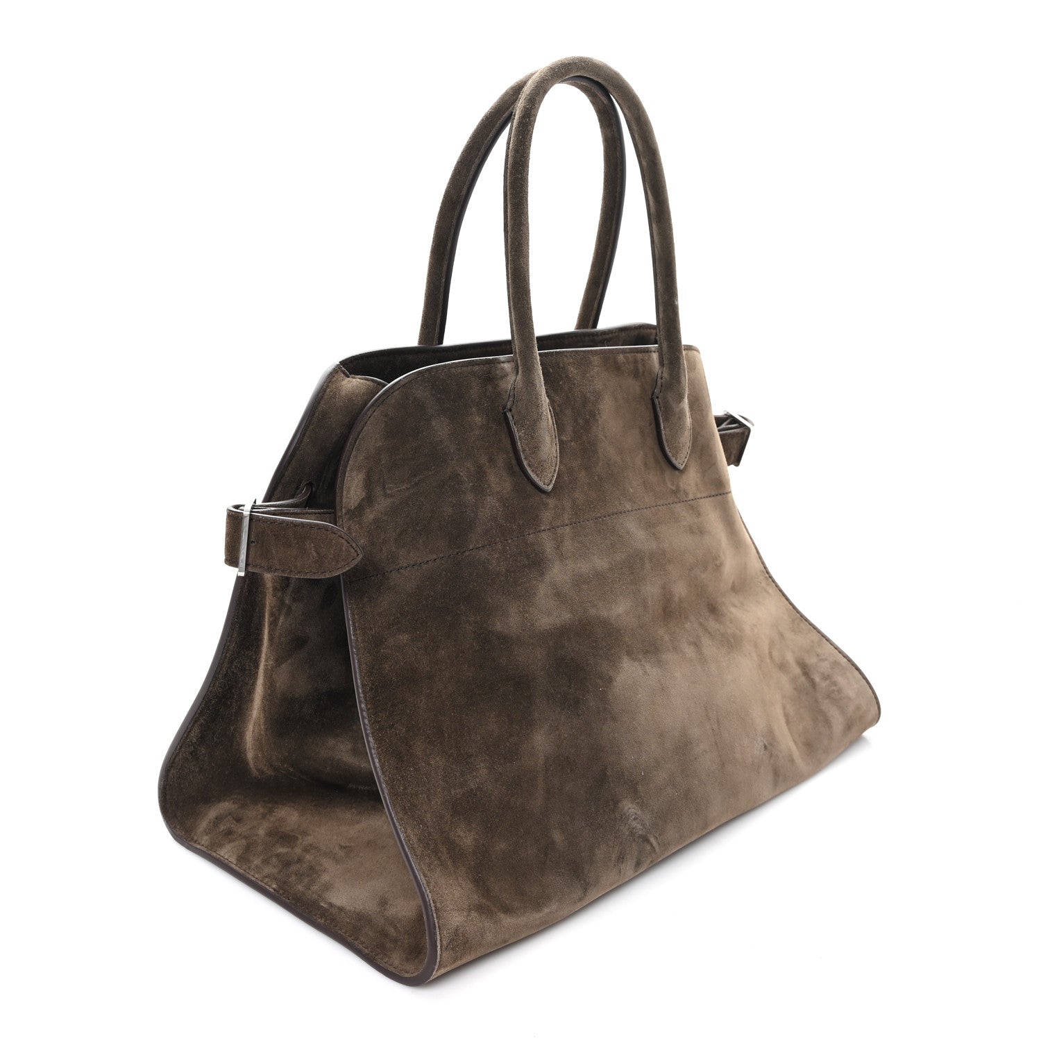The Row Suede Soft Margaux 15 Nut Brown 1857879 – FASHIONPHILE