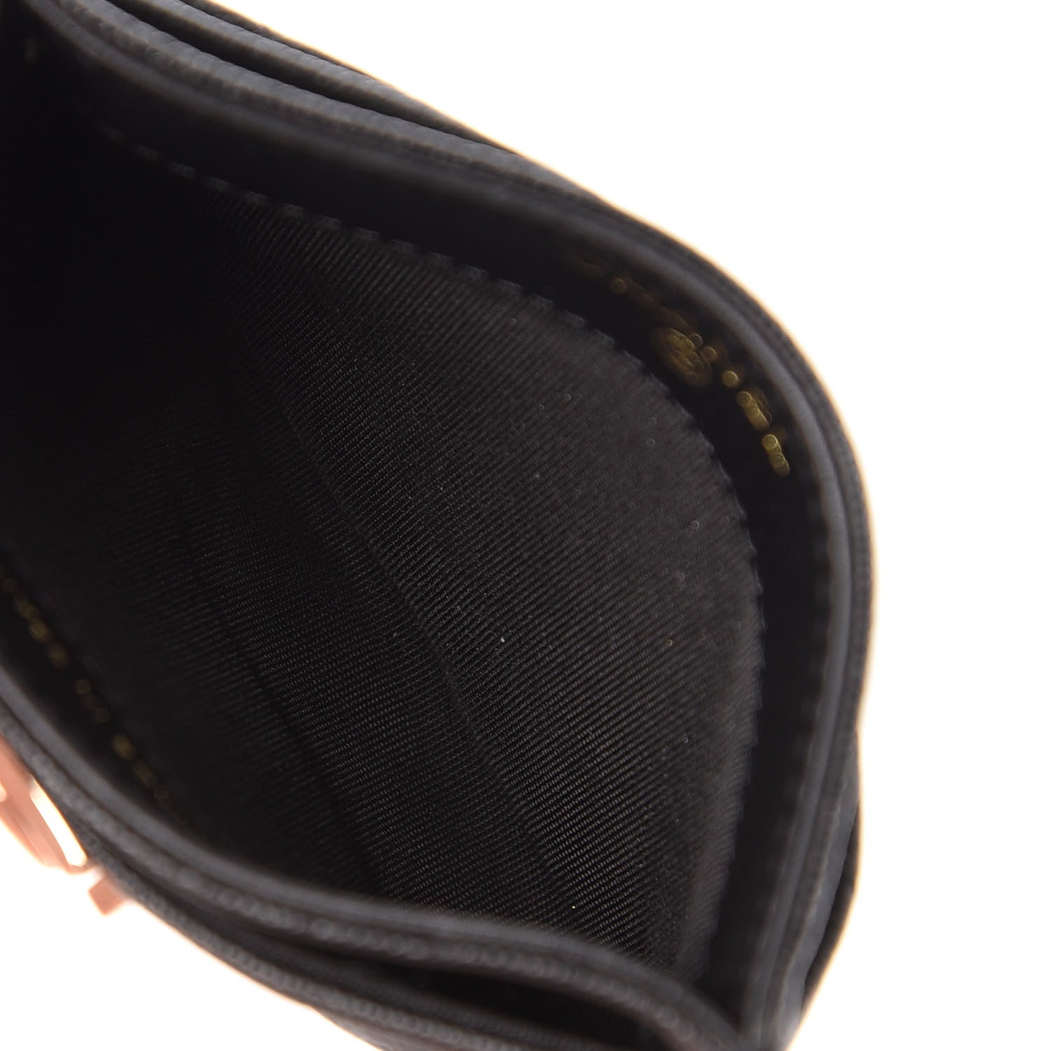 Chanel Caviar Quilted Boy Card Holder Black 5 of 10