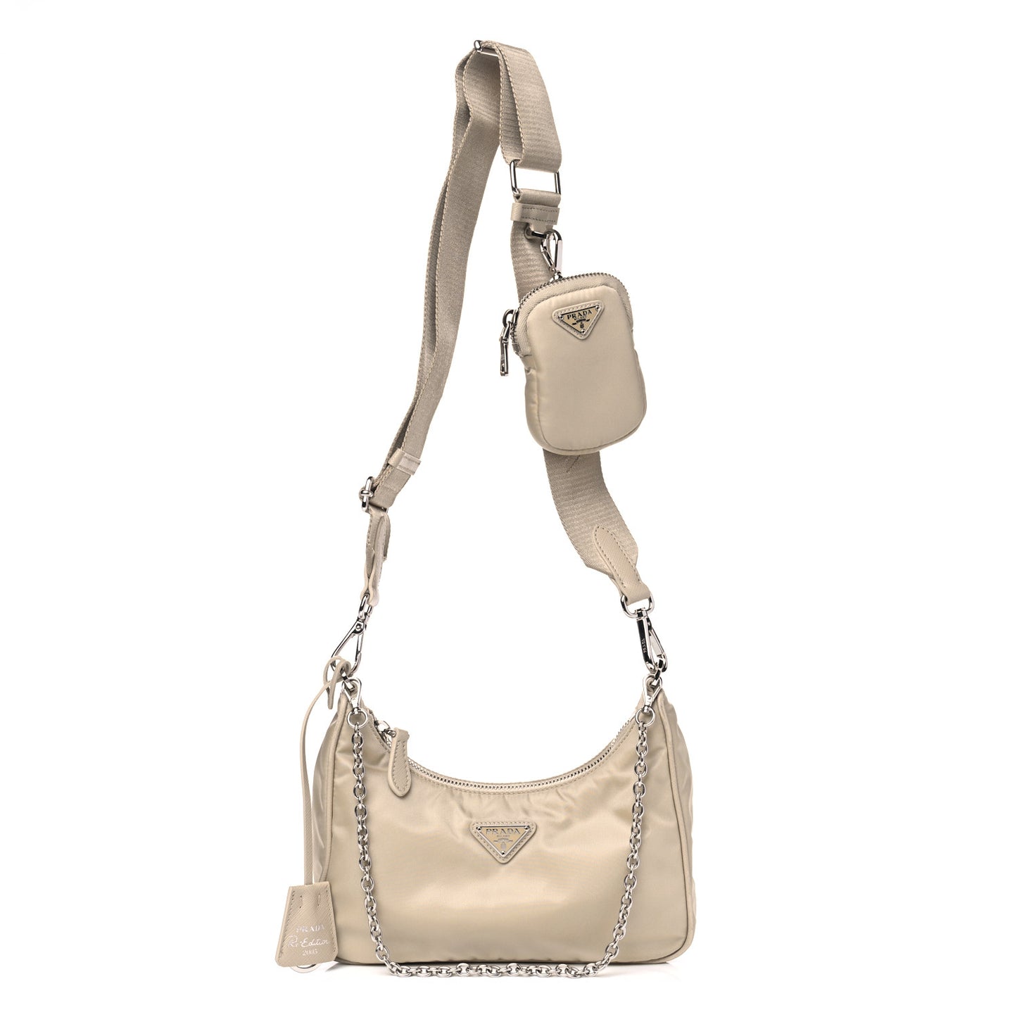 Nylon Re-Edition 2005 Shoulder Bag Deserto