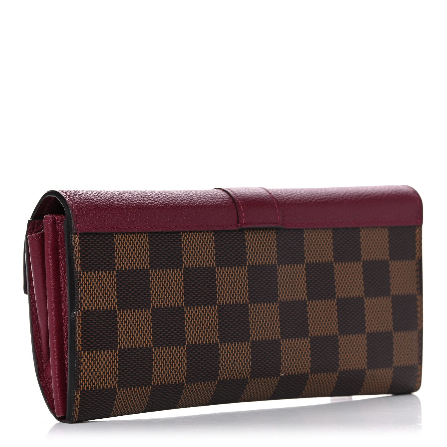 Louis Vuitton Damier Ebene Clapton Wallet Raisin 3 of 13