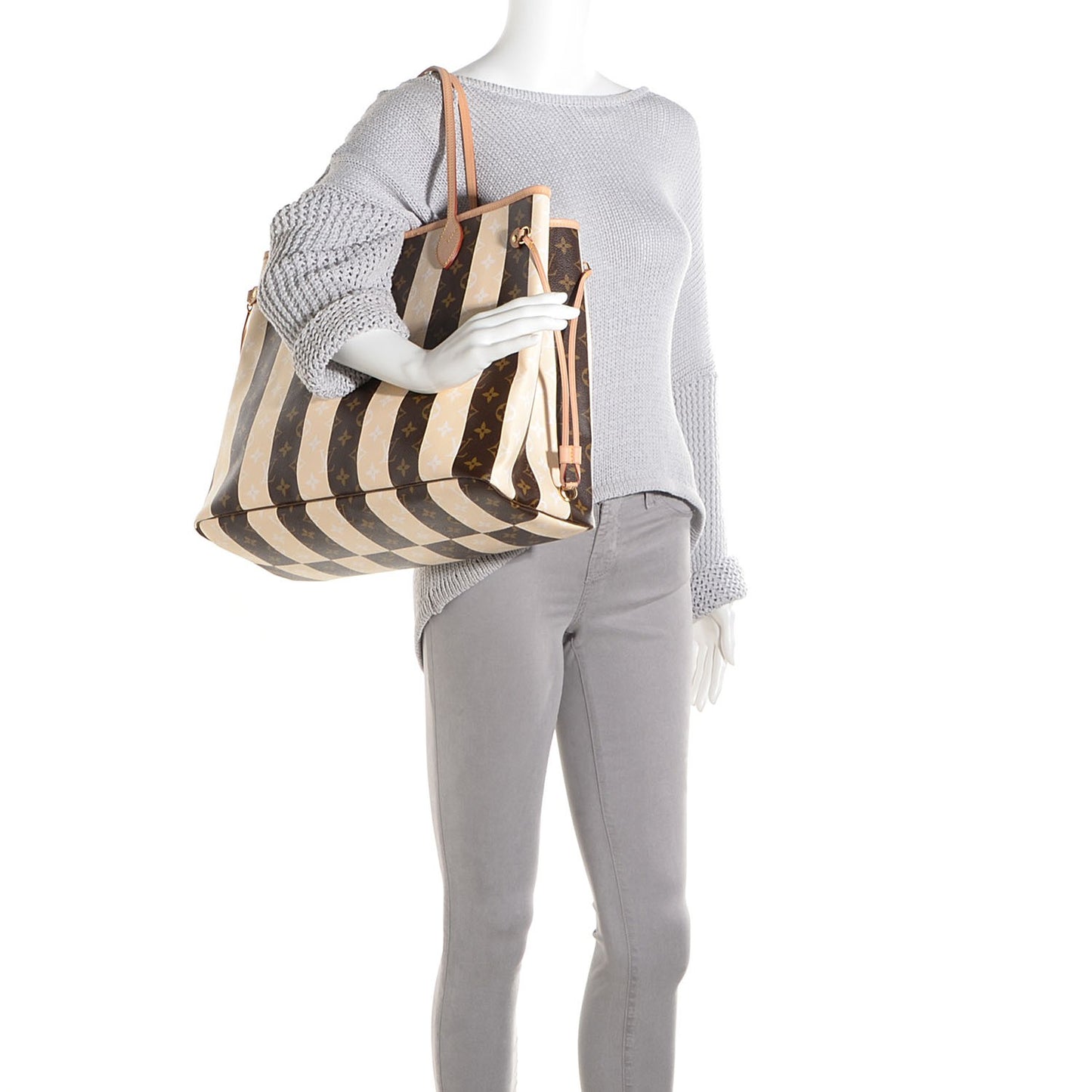 Monogram Rayures Neverfull GM