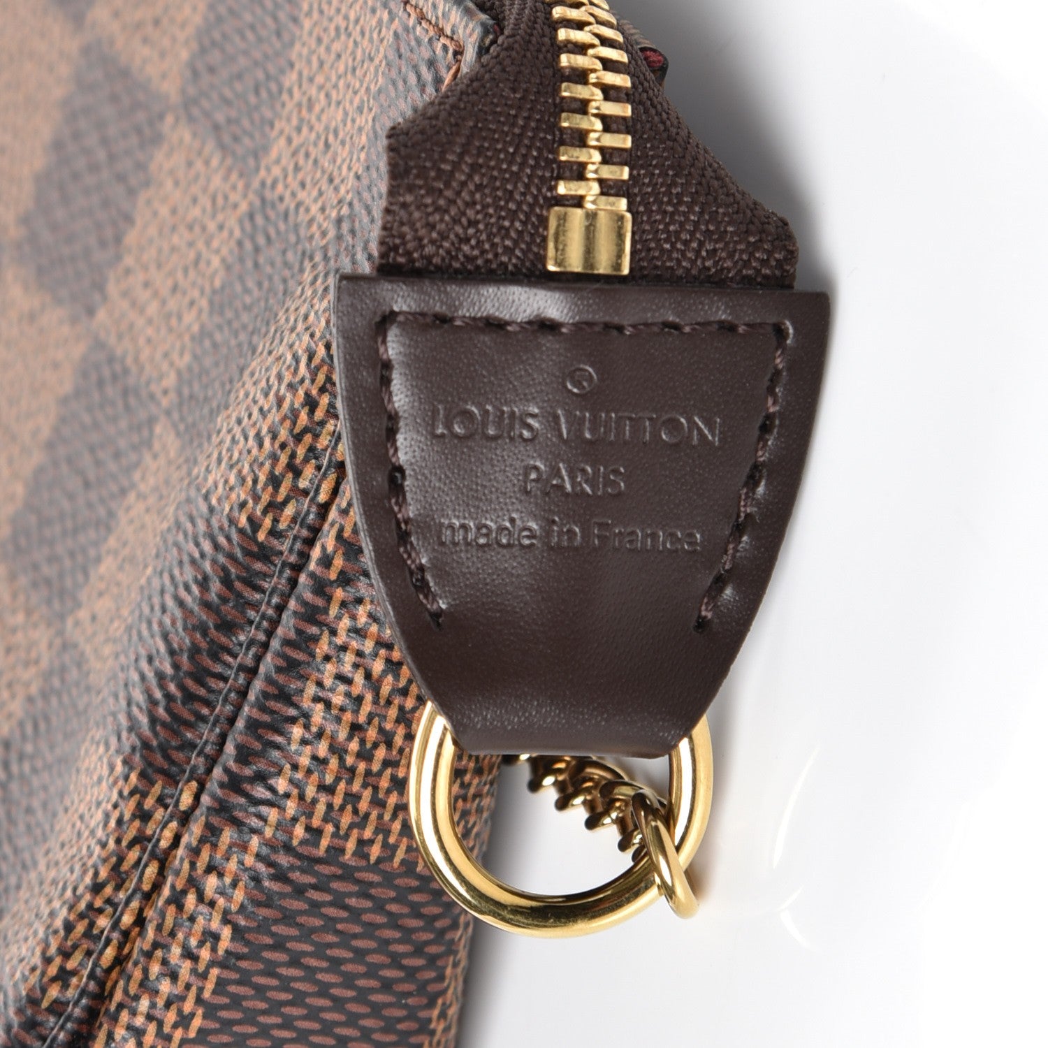 Louis Vuitton Damier Ebene Mini Pochette Accessories 6 of 8