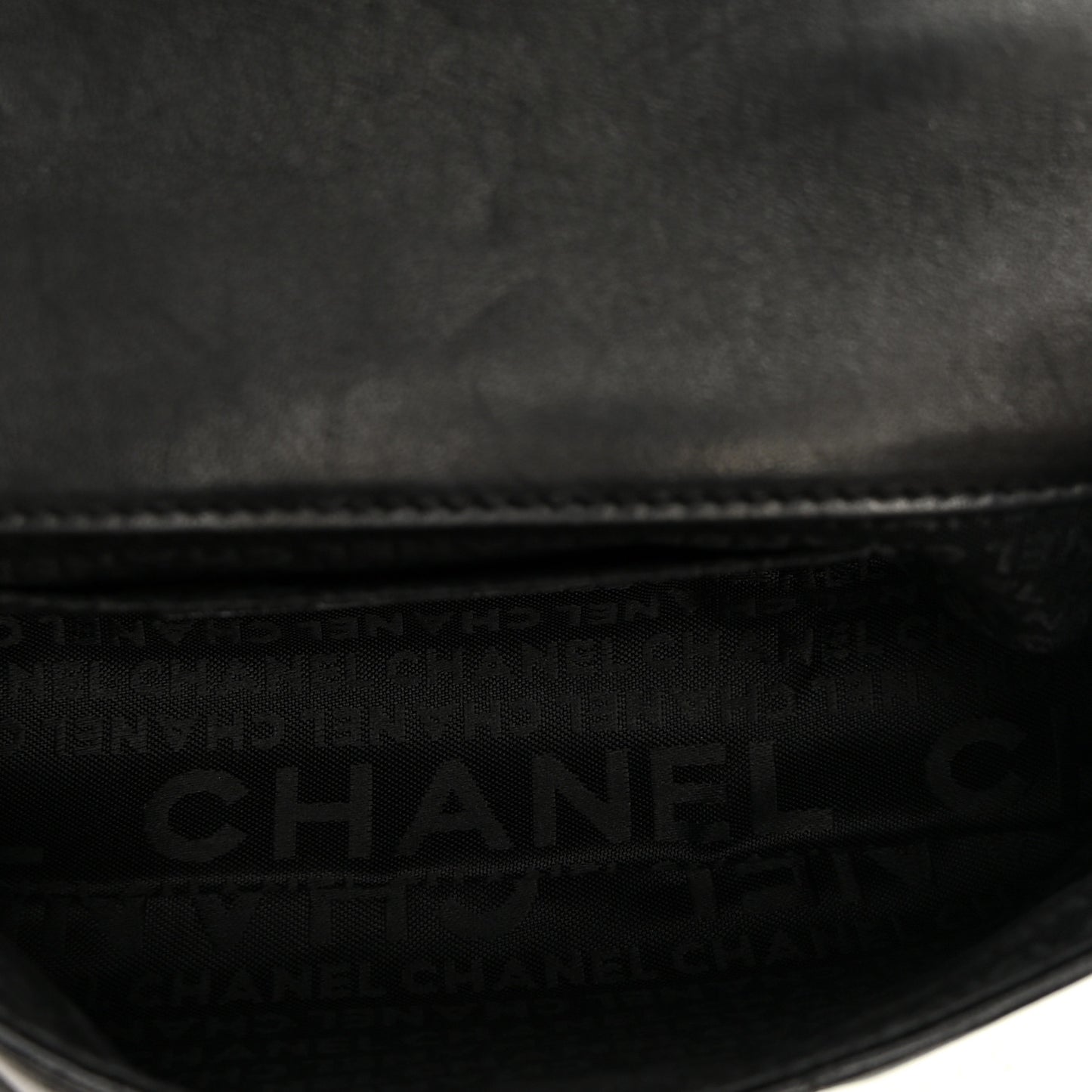 Lambskin Quilted Mini Chocolate Bar Camellia Flap Black