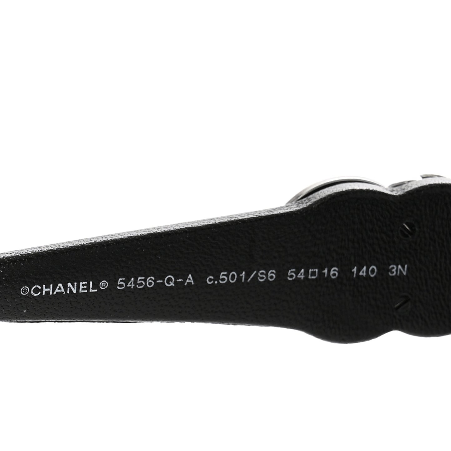 Acetate Square Cat Eye CC Sunglasses 5456 Black