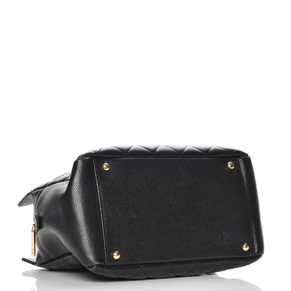 Chanel Caviar Quilted Petit Timeless Tote PTT Black 4 of 9