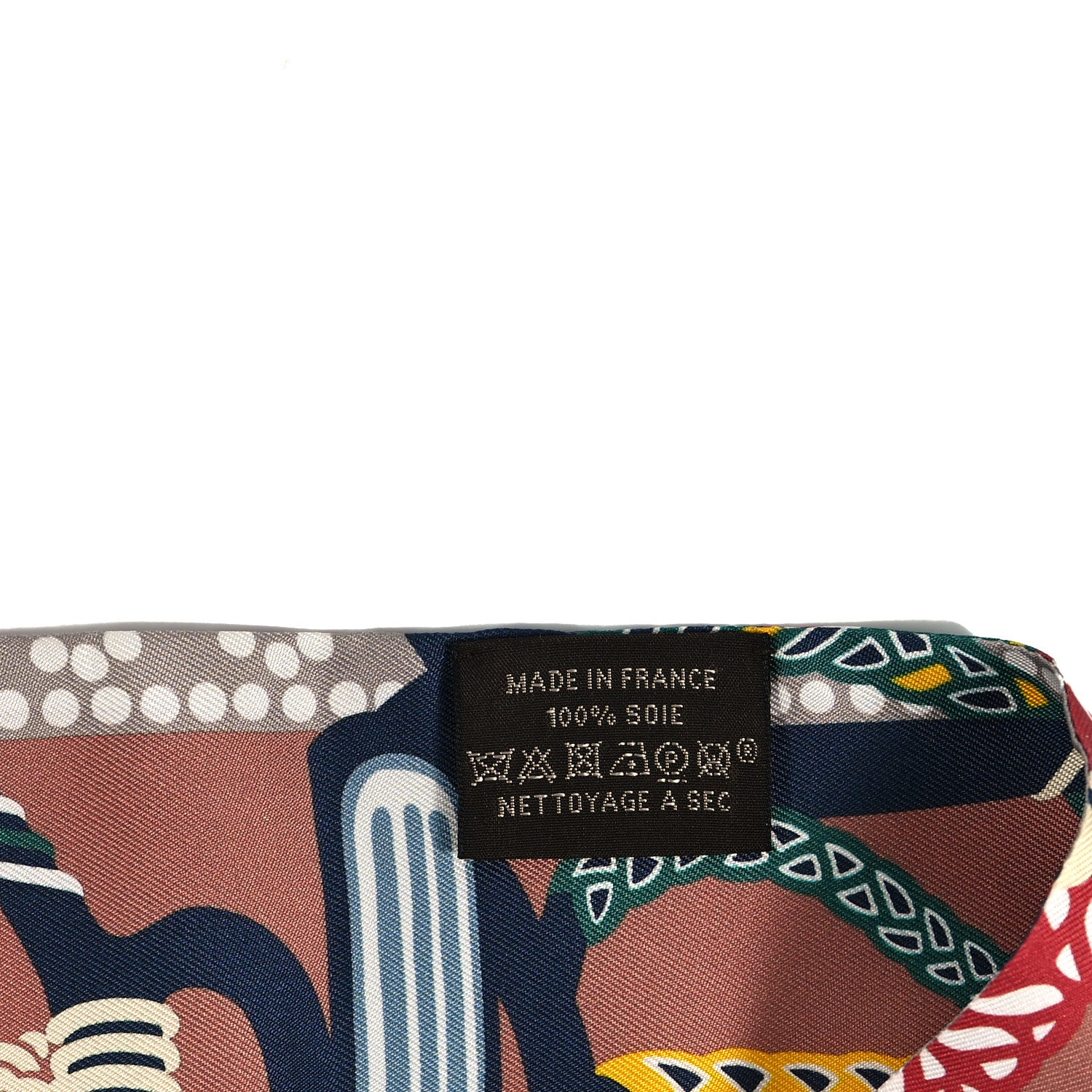Hermes Silk Fantaisie D'Etriers Twilly Noisette Etoupe Vert 3 of 4