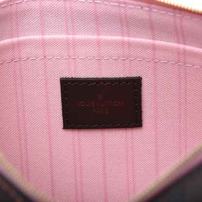 Louis Vuitton Damier Ebene Neverfull MM GM Pochette Rose Ballerine 8 of 11