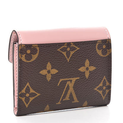 Louis Vuitton Monogram Zoe Wallet Rose Ballerine 3 of 10