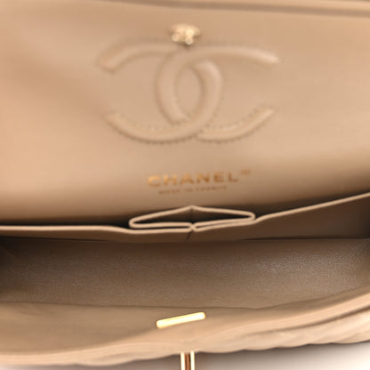 Chanel Caviar Quilted Small Double Flap Dark Beige 6 of 13