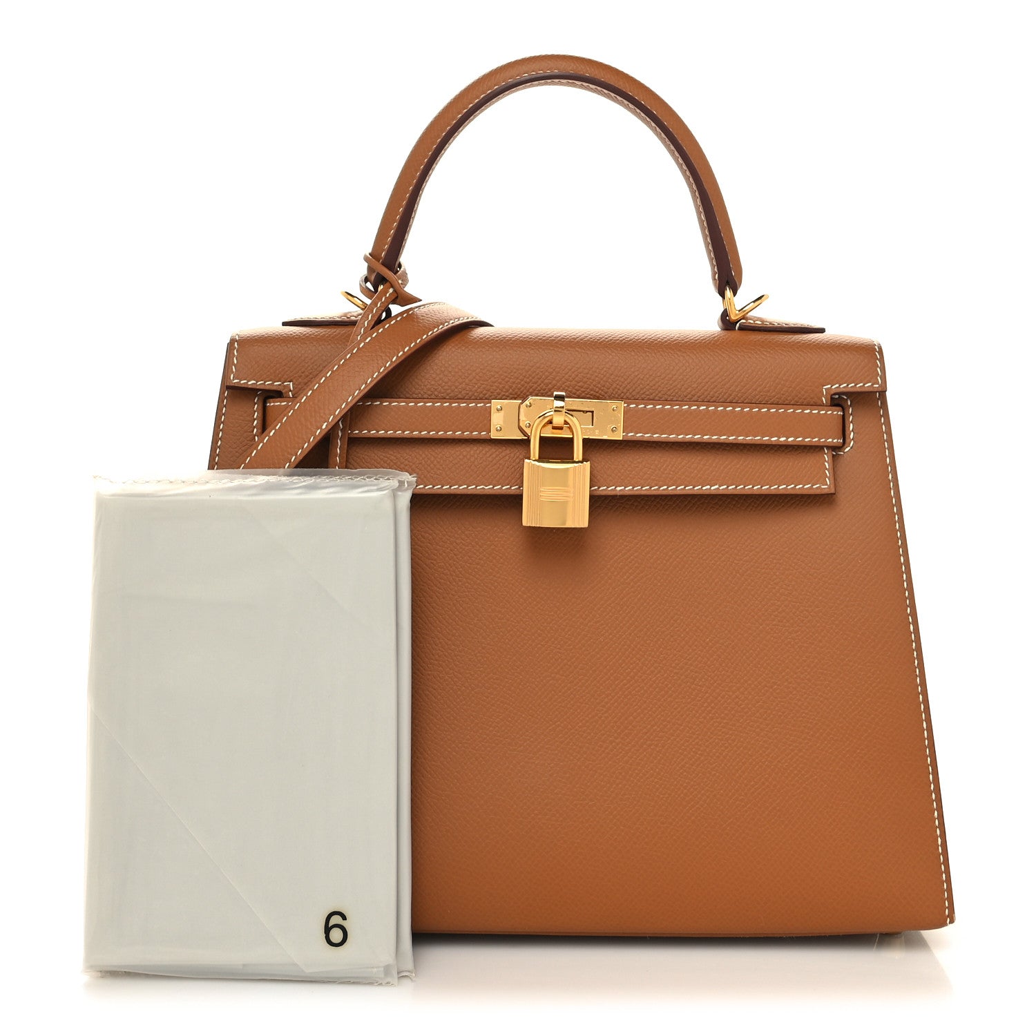 Hermes Epsom Kelly Sellier 25 Gold 3 of 12