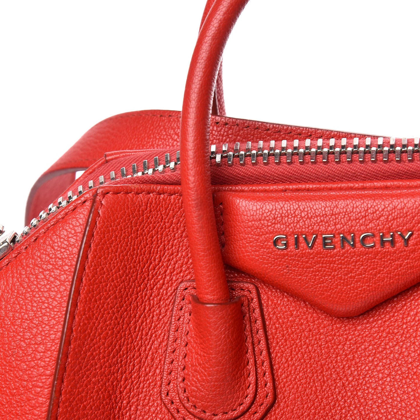 Sugar Goatskin Mini Antigona Red