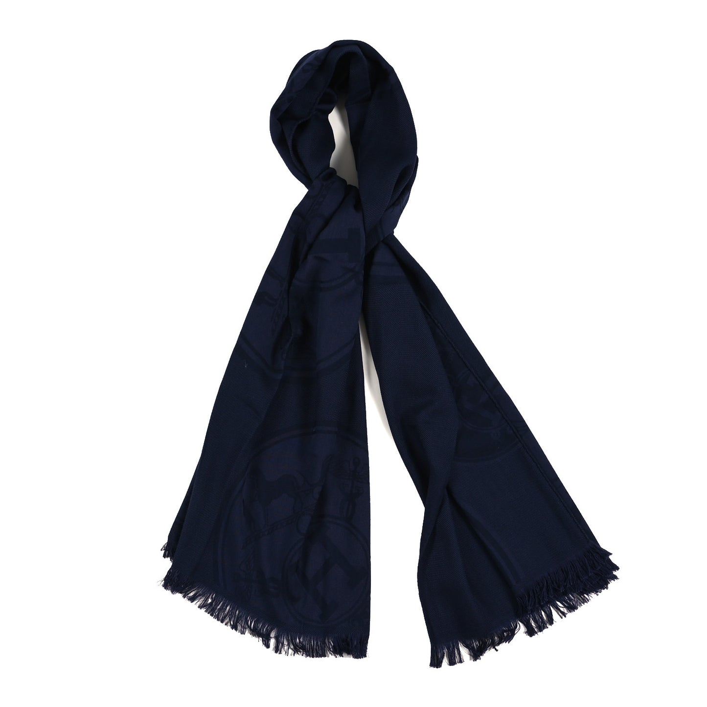 Cashmere Silk New Libris Stole Bleu De Chine