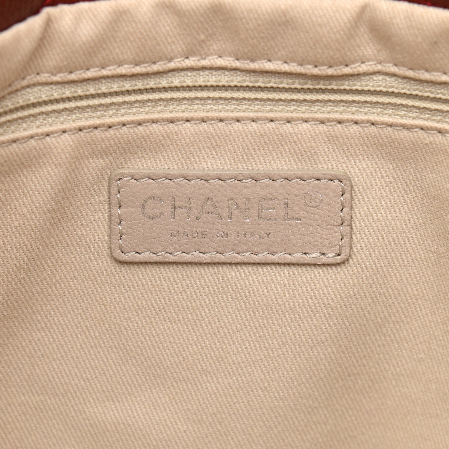 Chanel Caviar Quilted Large Timeless CC Soft Tote Dark Red 6 of 11