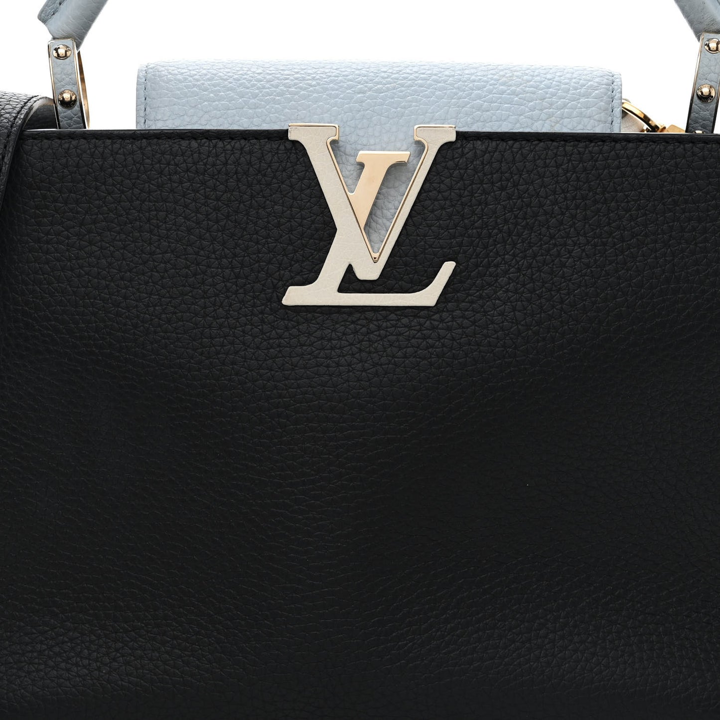 Taurillon Capucines MM Black Blue White