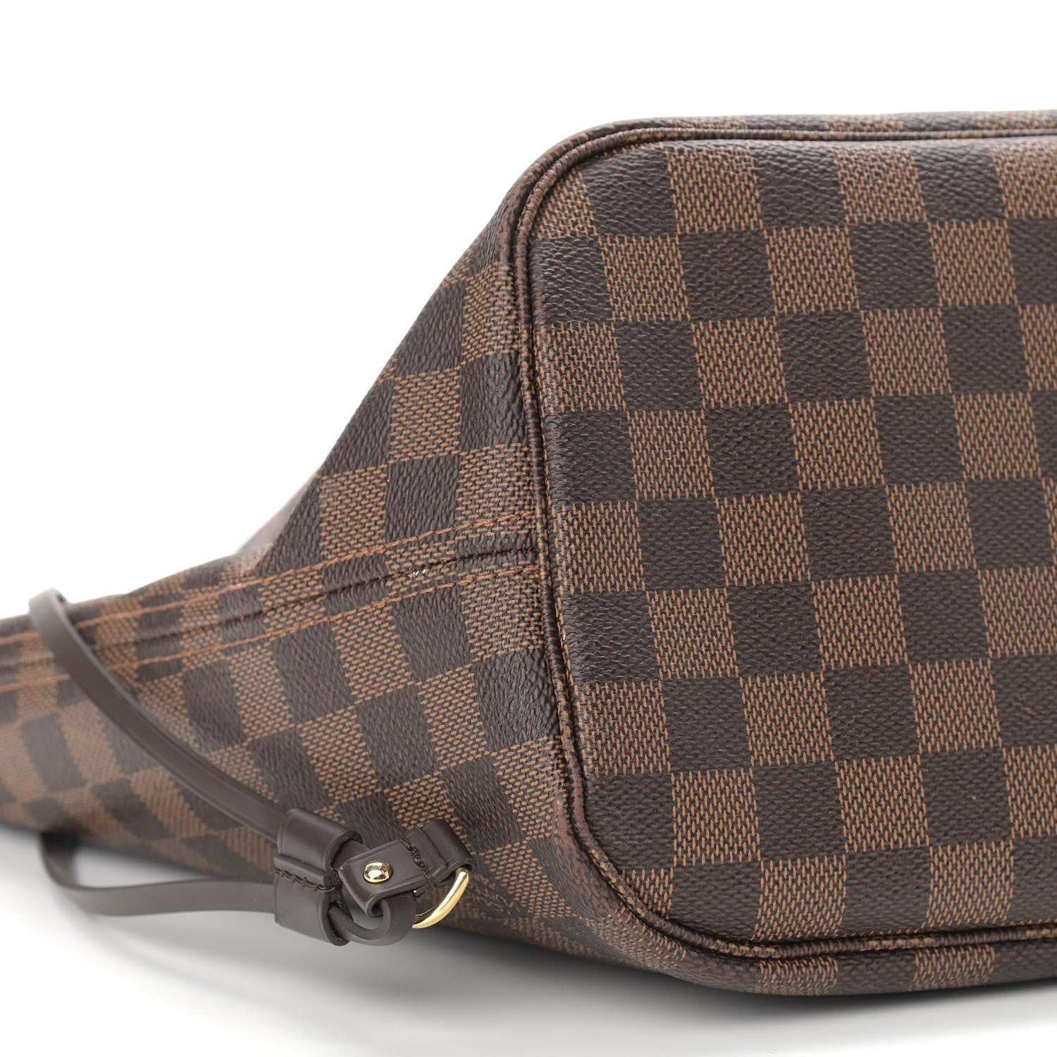 Louis Vuitton Damier Ebene Neo Neverfull MM Rose Ballerine 8 of 11