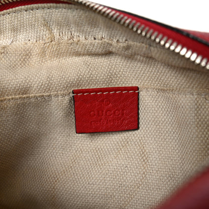 Gucci Pebbled Calfskin Small Soho Disco Bag Tabasco Red 6 of 10