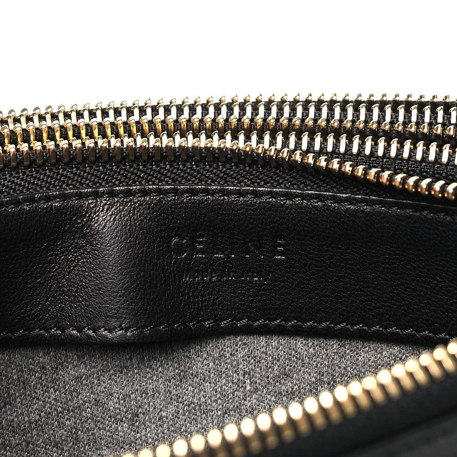 Celine Lambskin Small Trio Crossbody Bag Black 8 of 12