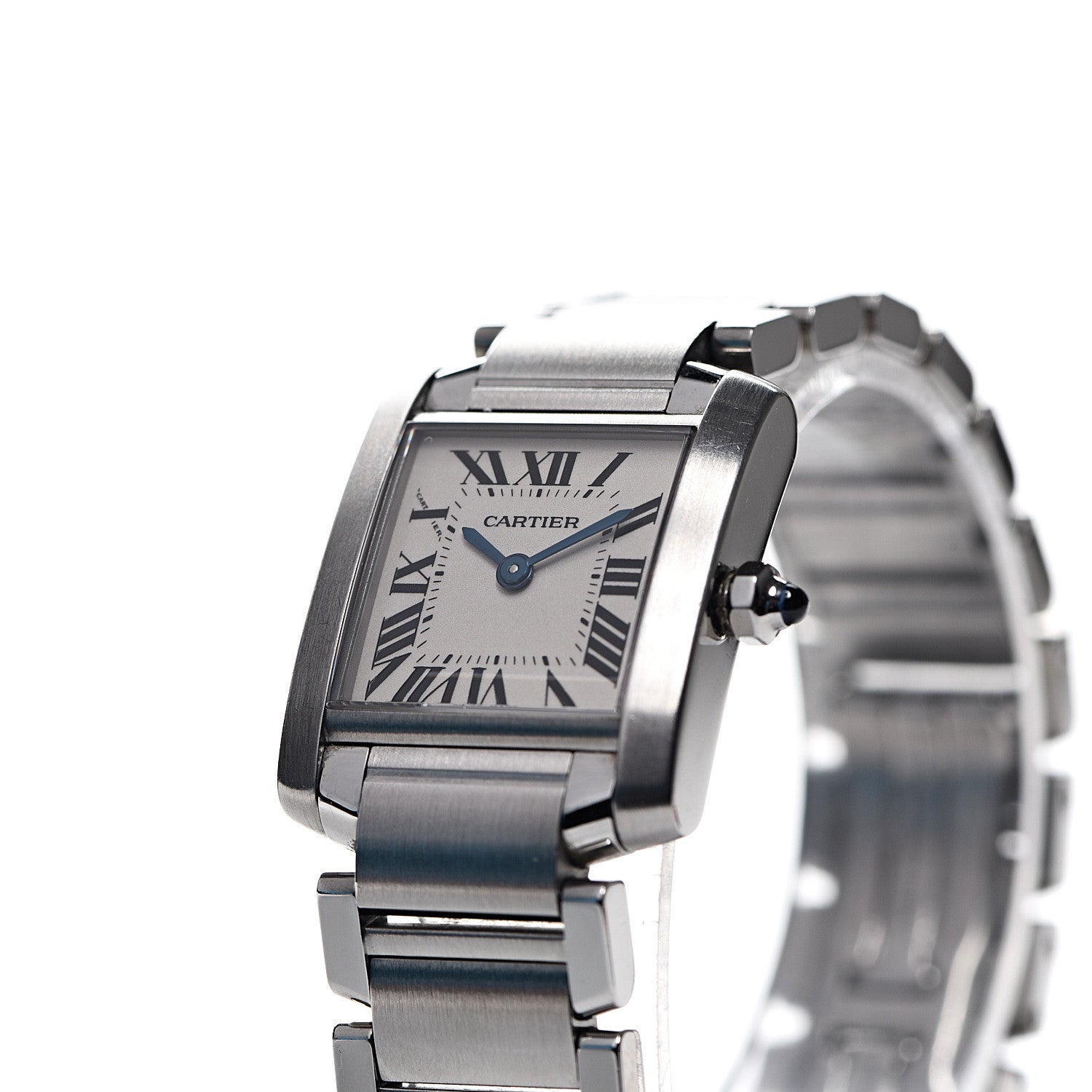 Cartier Stainless Steel 20mm Tank Francaise Quartz Watch 8 of 8