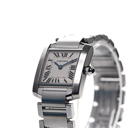 Cartier Stainless Steel 20mm Tank Francaise Quartz Watch 8 of 8