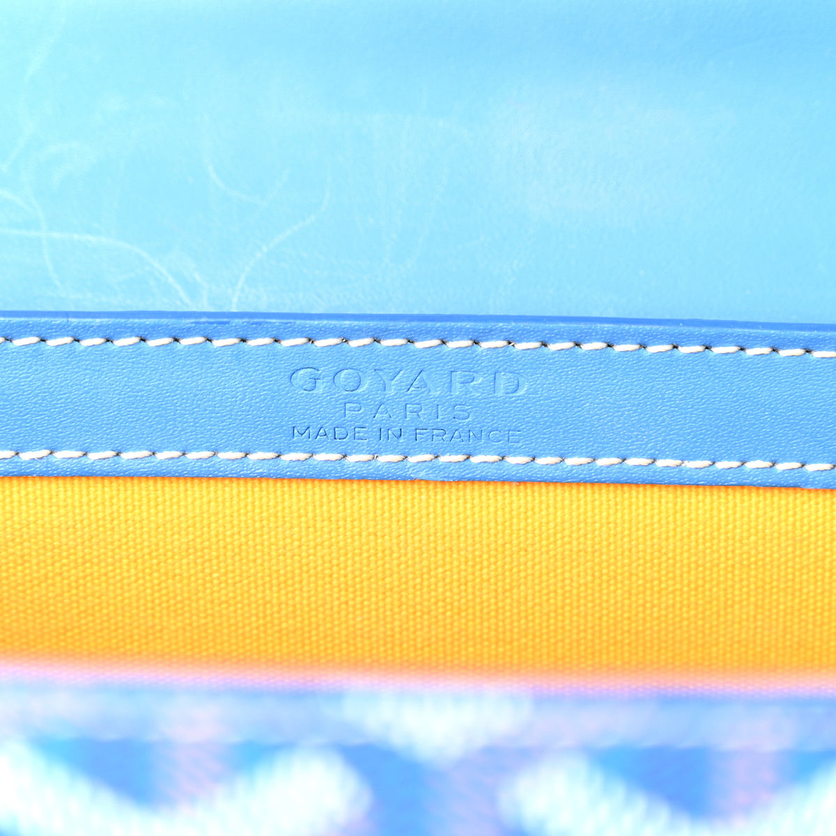 Goyardine Structure Mini Saigon Sky Blue