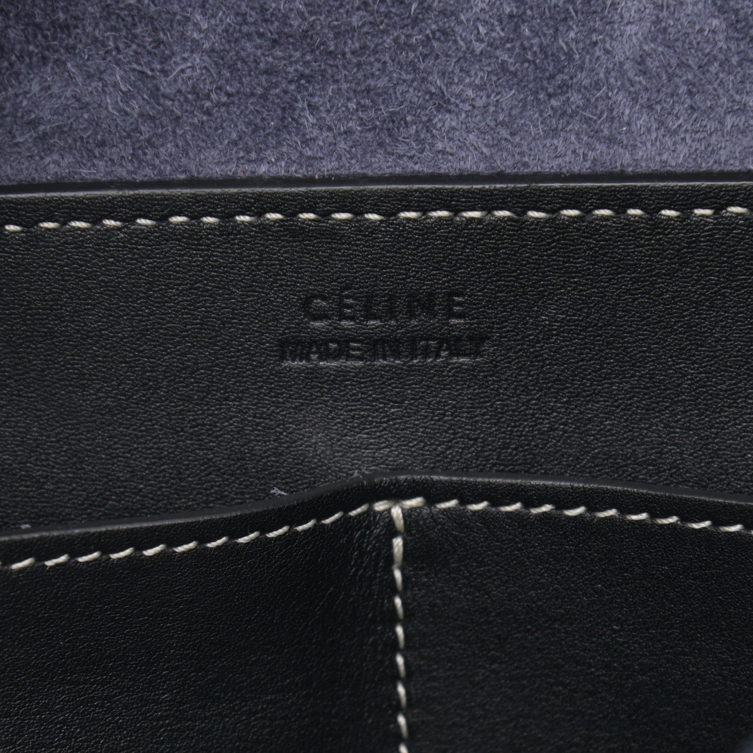 Celine Lambskin Small Soft Cube Satchel Navy 6 of 10