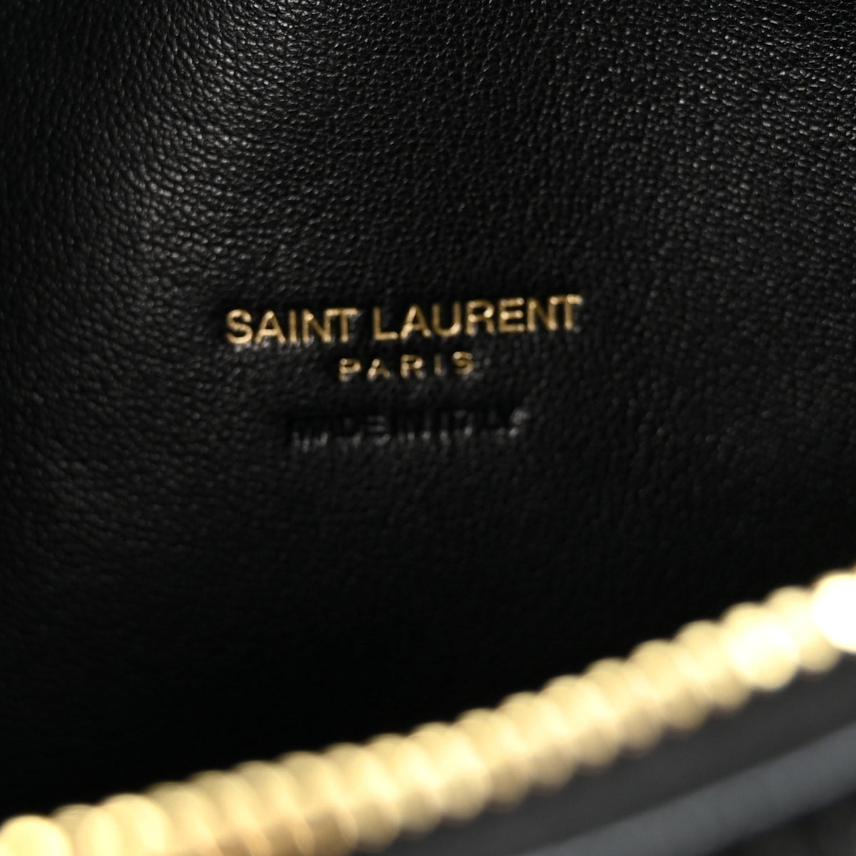 Saint Laurent Lambskin Quilted Icarino Bag Black 6 of 9