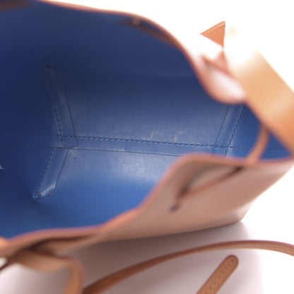 Mansur Gavriel Vegetable Tanned Calfskin Mini Bucket Bag Cammello Azzurro 5 of 13