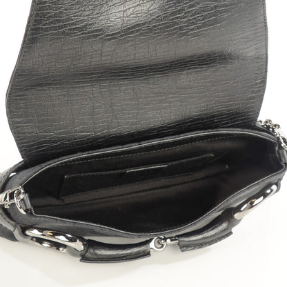 Gucci Monogram Small Horsebit Clutch Black 5 of 7