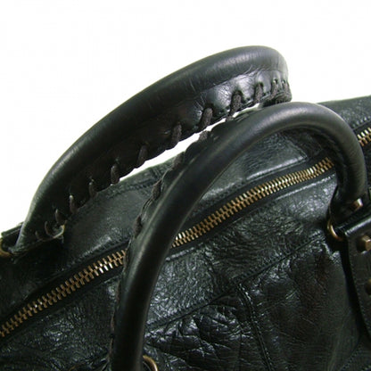 Balenciaga Chevre Weekender Travel Tote Black 4 of 10