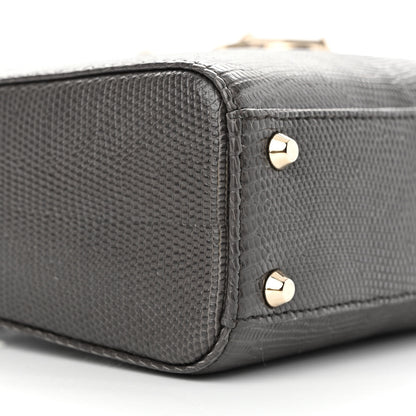 Christian Dior Lizard Mini Lady Dior Gris Fume 8 of 9