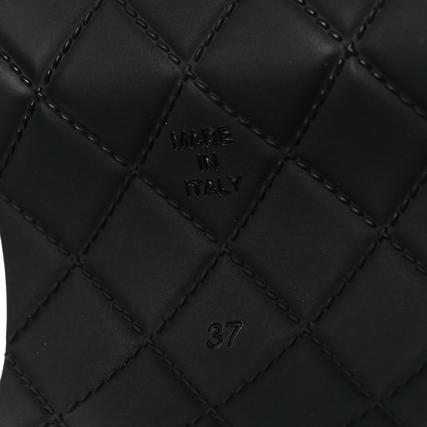 Chanel Lambskin CC Platform Sandals 37 Black 8 of 14