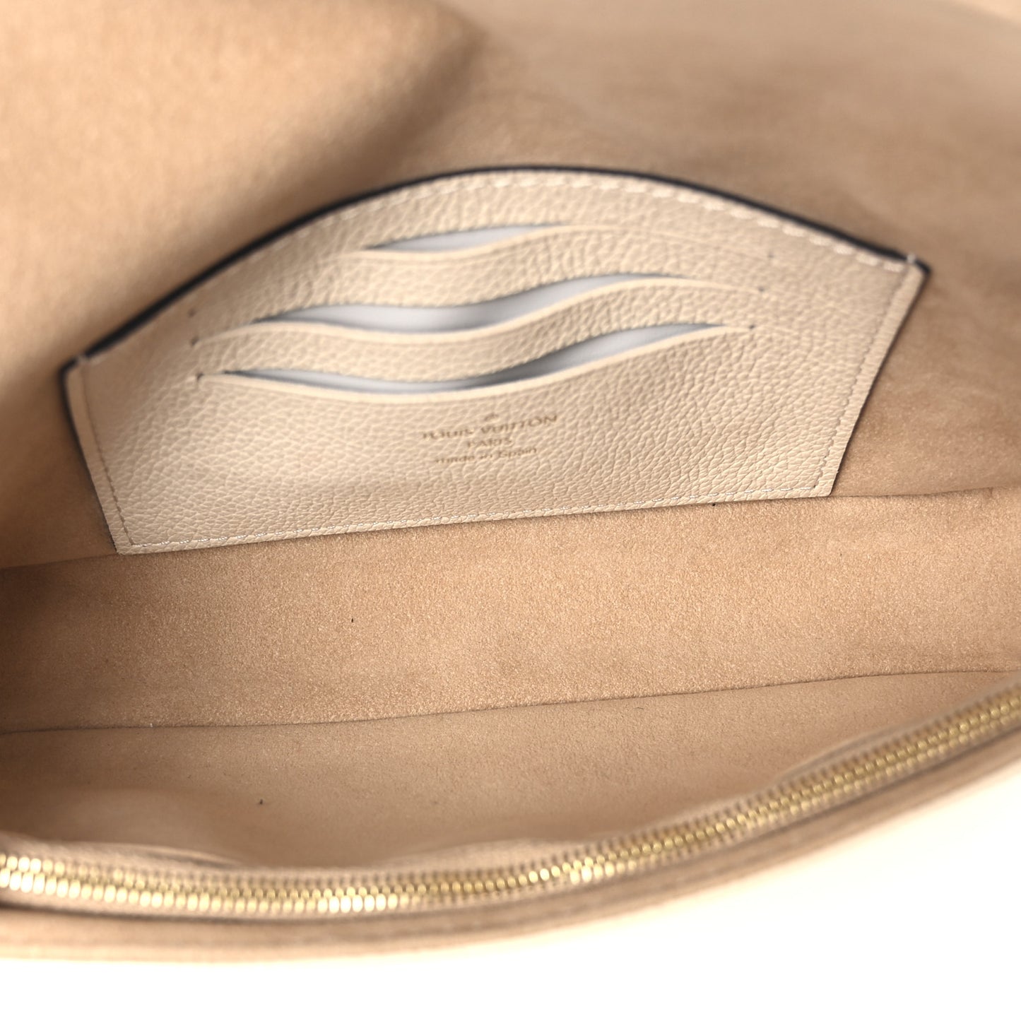 Empreinte Monogram Giant Ivy Wallet On Chain Cream