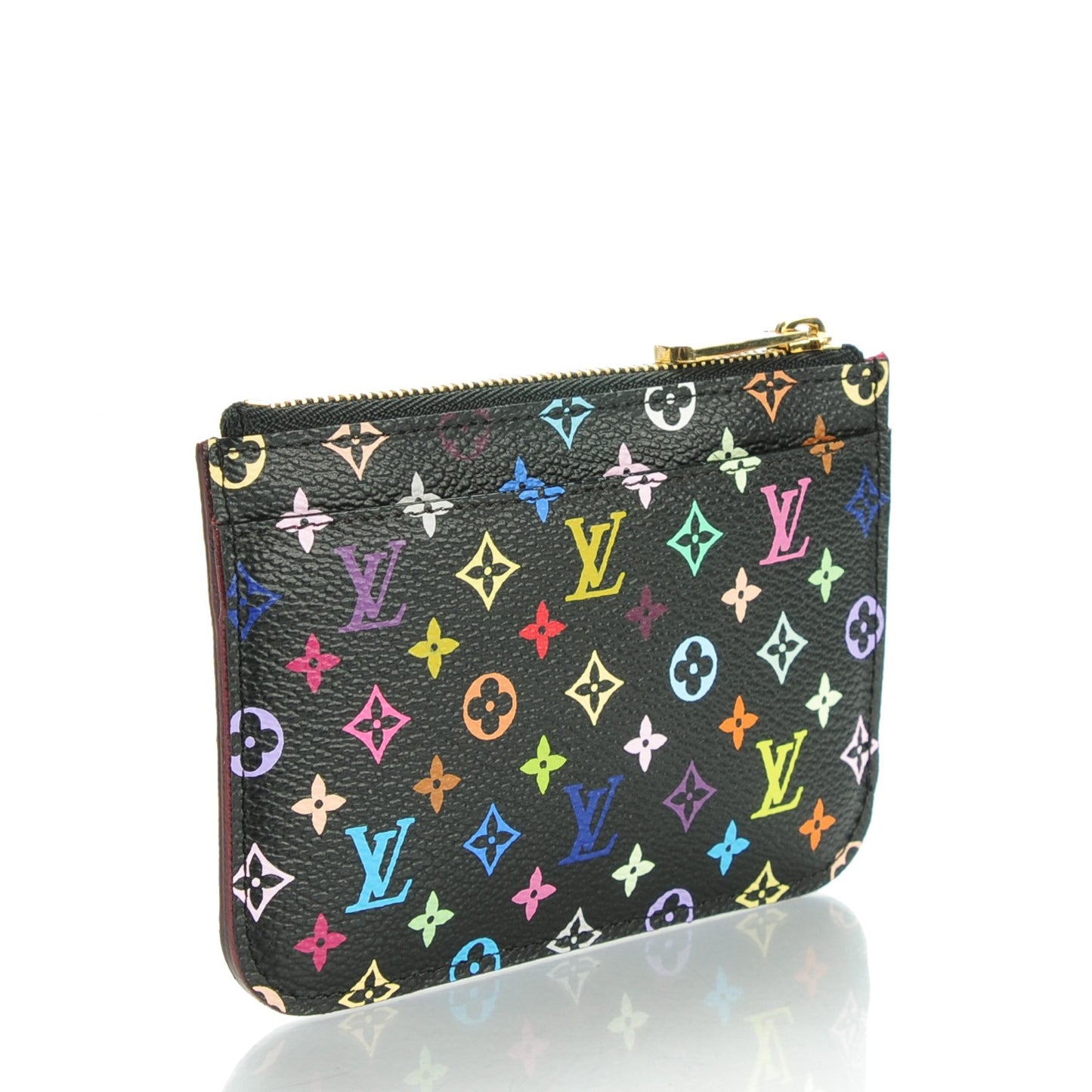Monogram Multicolor Key Pouch Black Grenade