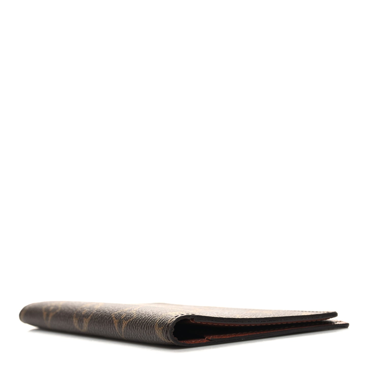 Monogram Simple Checkbook Holder Wallet Cover