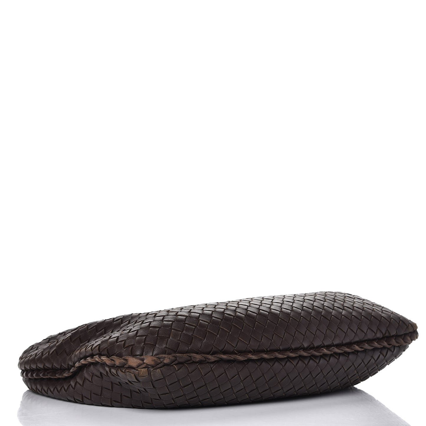 Nappa Intrecciato Medium Veneta Hobo Ebano