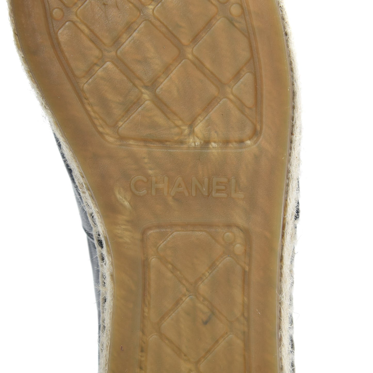 Lambskin CC Espadrilles 39 Black