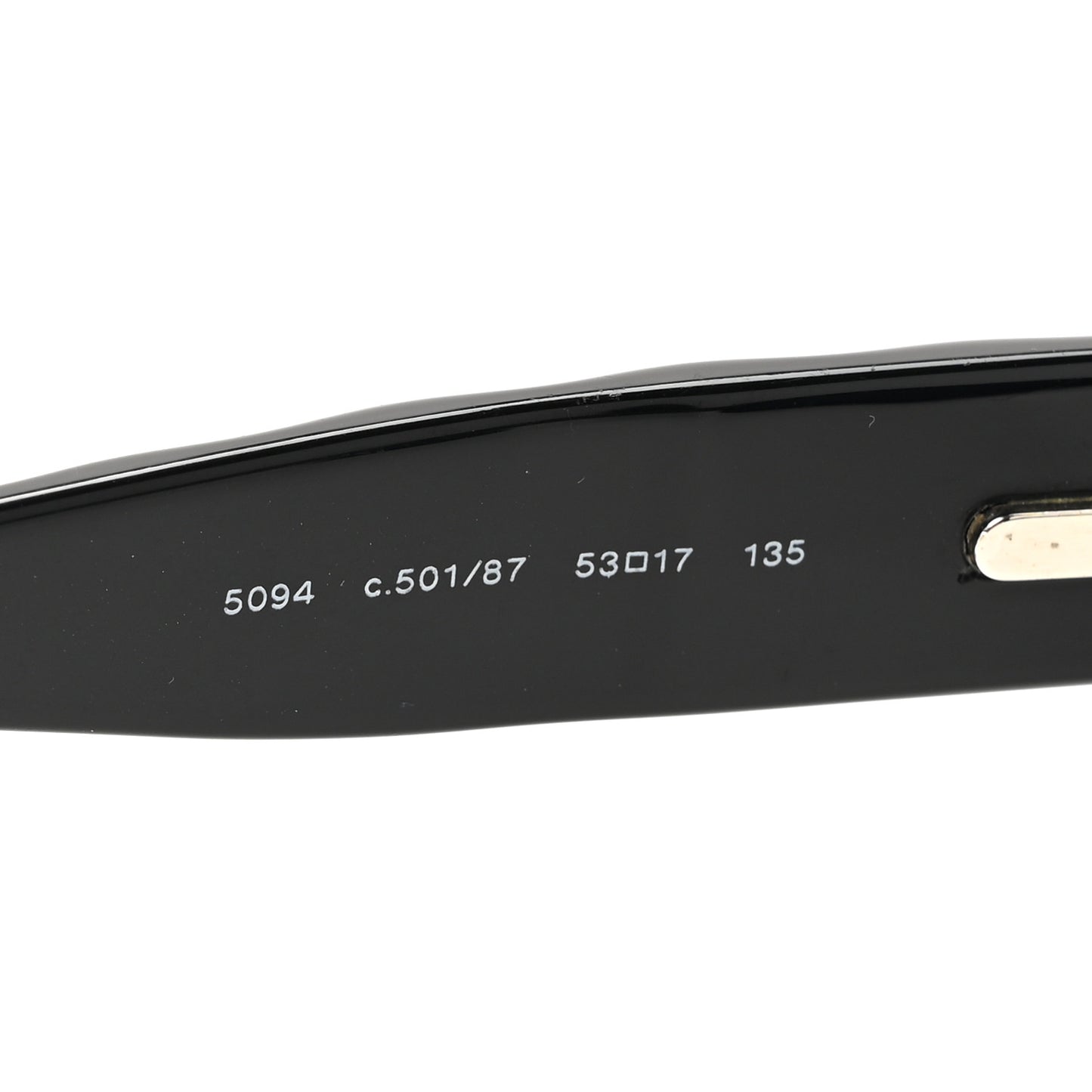 Acetate Quilted Sunglasses 5094 Black