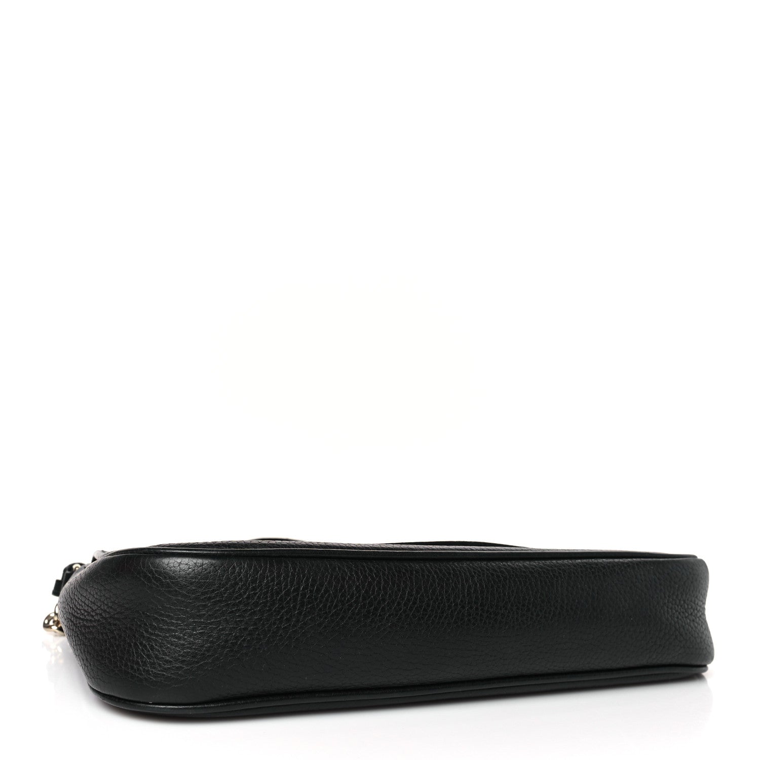 Gucci Pebbled Calfskin Medium Soho Flap Crossbody Black 4 of 10