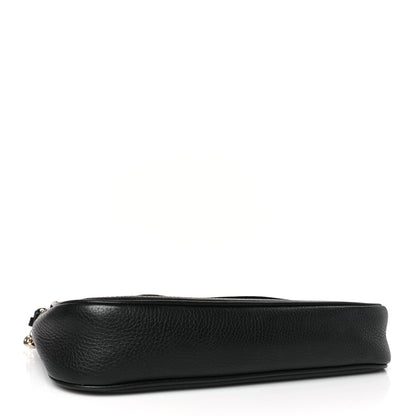 Gucci Pebbled Calfskin Medium Soho Flap Crossbody Black 4 of 10
