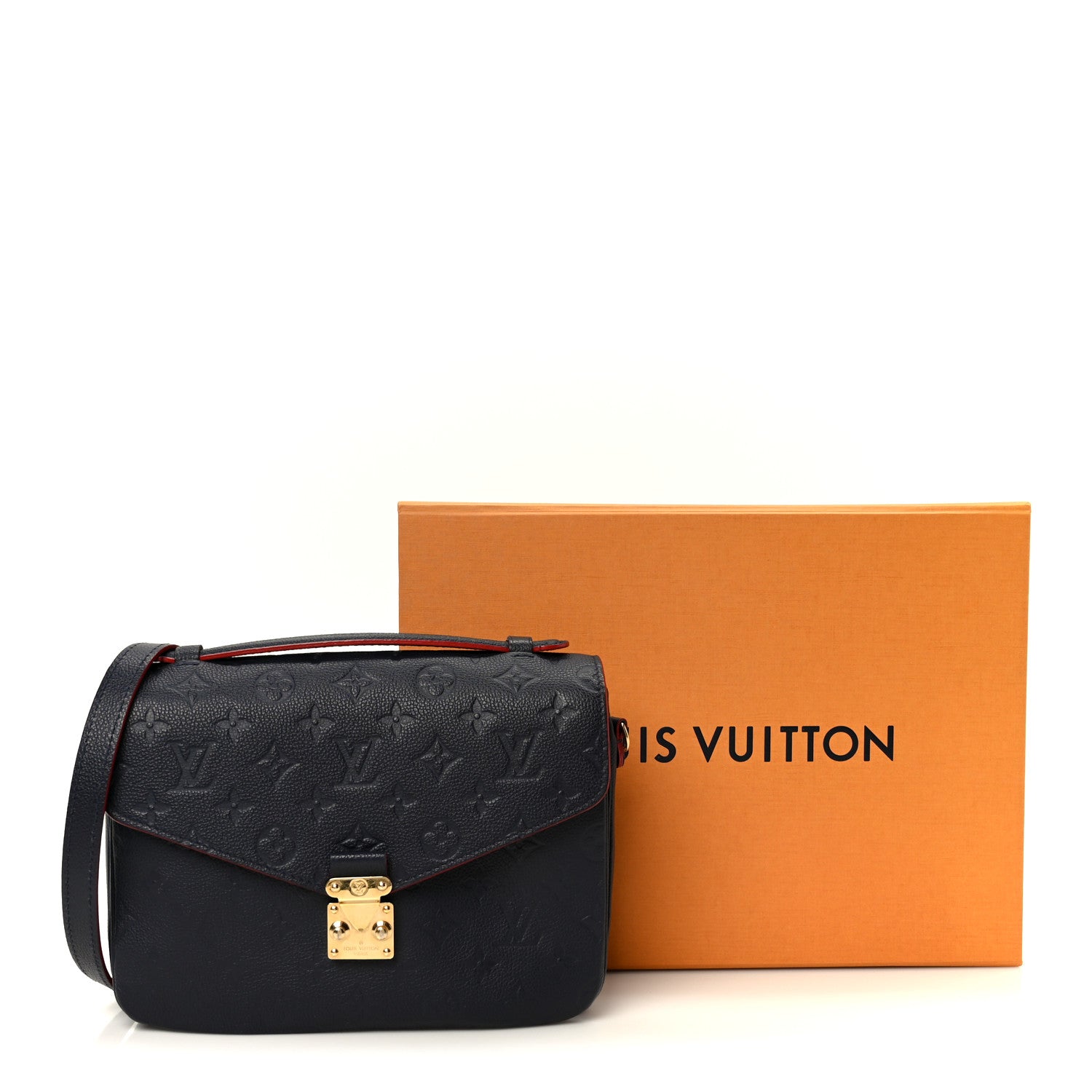 Louis Vuitton Empreinte Pochette Metis Marine Rouge 15 of 15