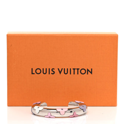 Louis Vuitton Resin Daily Monogram Bracelet M Silver Pink 5 of 5