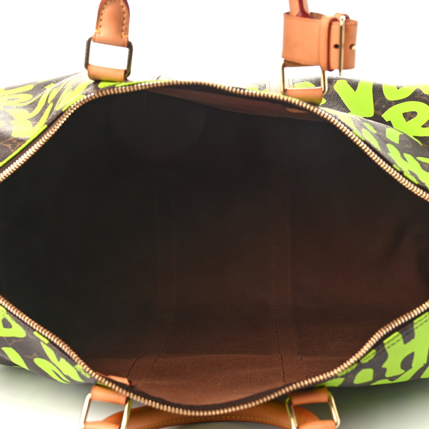 Louis Vuitton Monogram Graffiti Keepall 50 Green 5 of 9