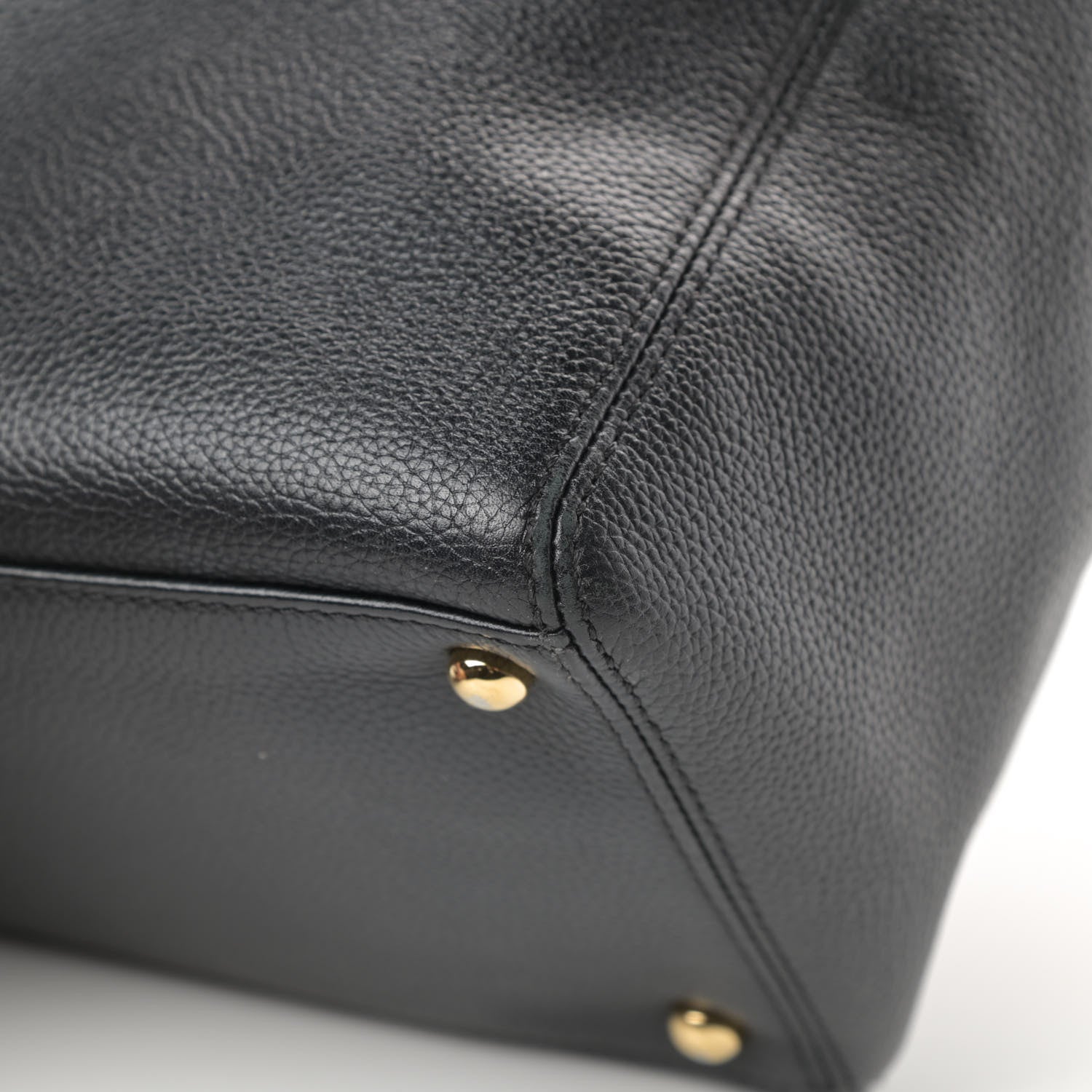 Chanel Calfskin Cerf Executive Shopper Tote Black 12 of 16