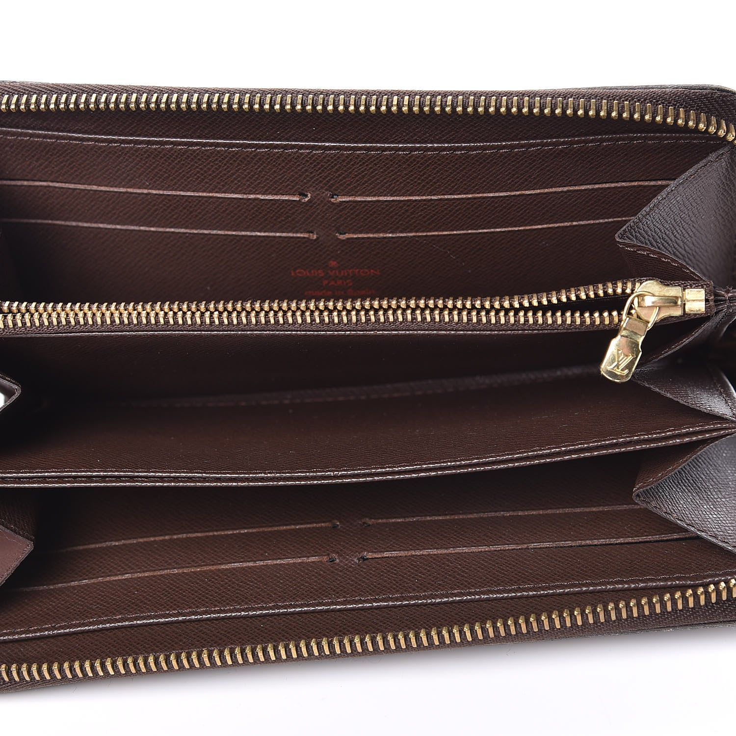 Louis Vuitton Damier Ebene Zippy Wallet 5 of 7