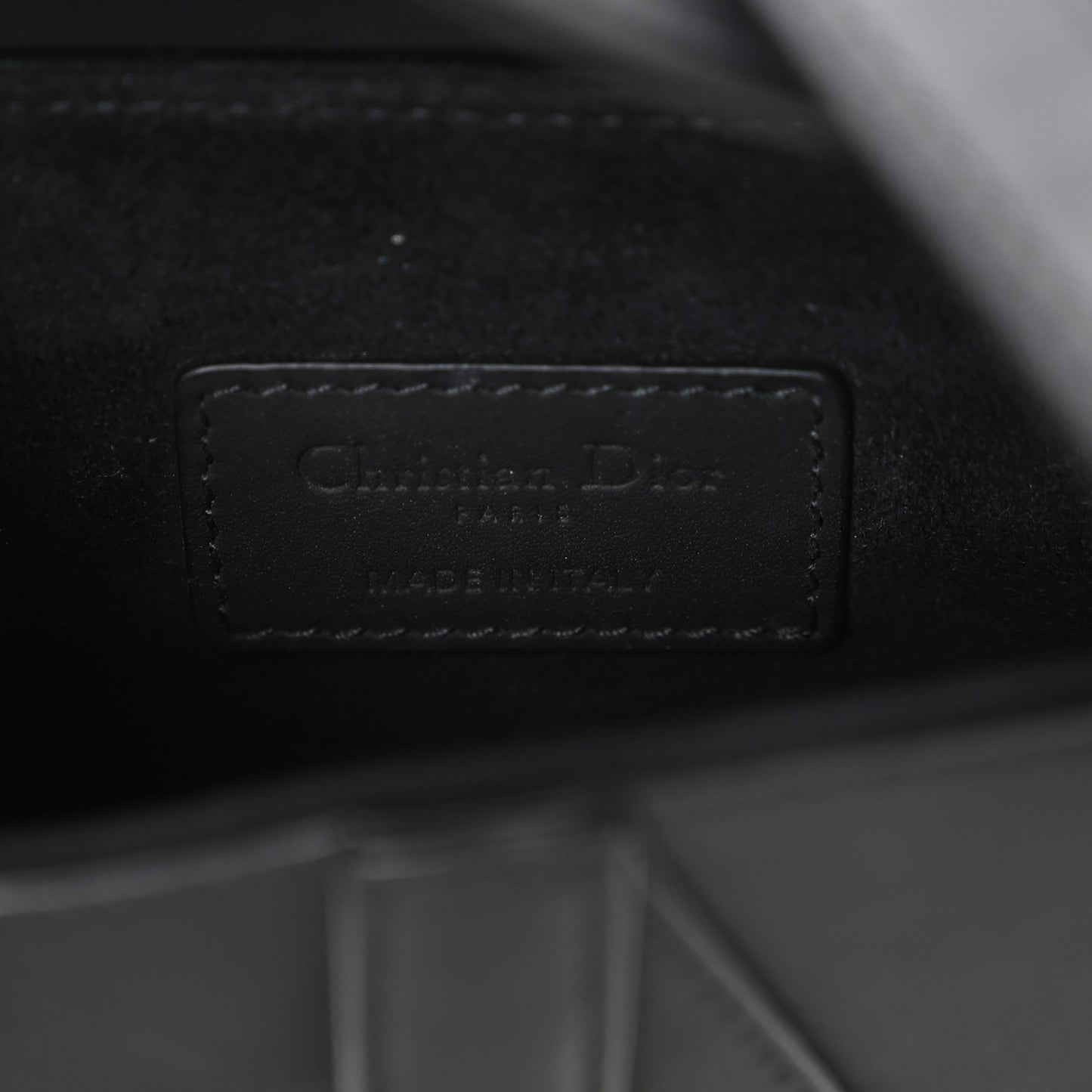 Ultra Matte Calfskin Mini Saddle Bag Black
