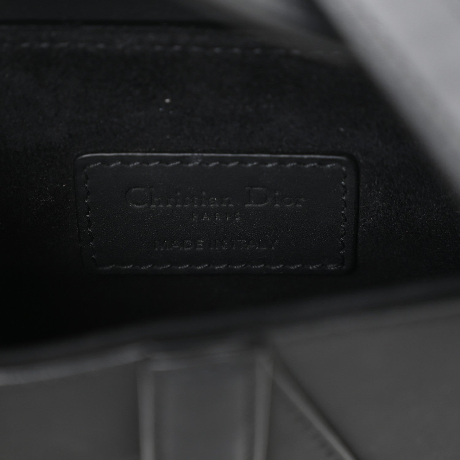 Christian Dior Ultra Matte Calfskin Mini Saddle Bag Black 6 of 11