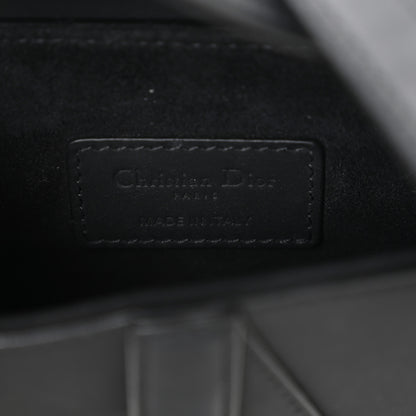 Christian Dior Ultra Matte Calfskin Mini Saddle Bag Black 6 of 11