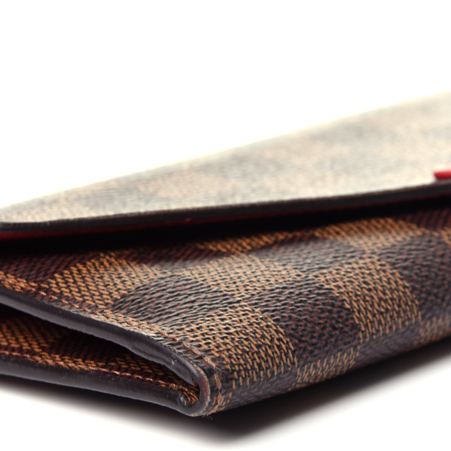 Louis Vuitton Damier Ebene Josephine Wallet Red 8 of 14